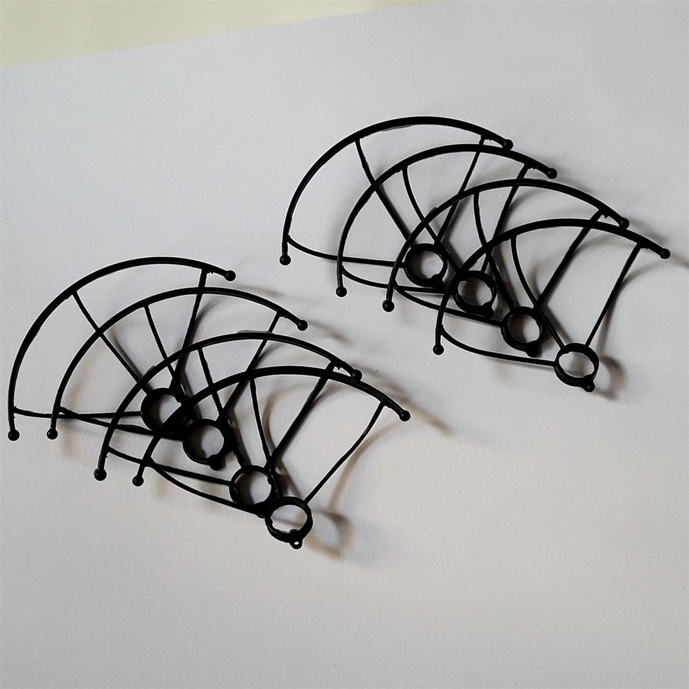 DAYUDDRICAR Drone Propellers Guard, for LS-Mini Drone Blade Guard Propellers Protective Frame Spare Part for LS-Mini Drone Quadcopter Accessories (Color : 8PCS)