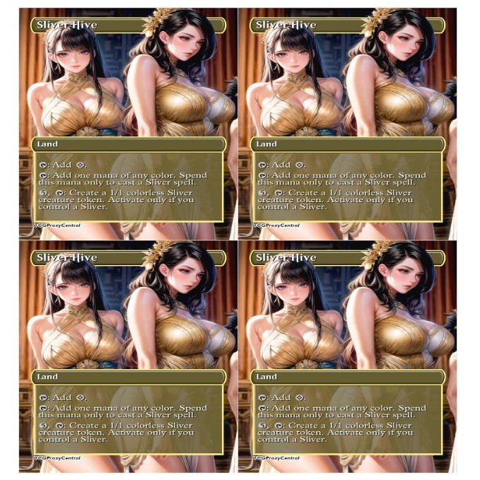 4x | Sliver Hive #1 | Anime | Full Art | Foil or Non-Foil (Non Foil)
