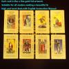 Jayiaine Tarot Cards with Book, Waterproof Tarot Cards Set for Beginners Expert Readers (English Language), with Tarot Table Blanket, Board Game for Family Celebrations,Black view 3