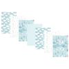 Hudson Baby Unisex Baby Cotton Flannel Burp Cloths, Boy New Elephant 7-Pack, One Size view 1