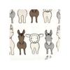 Hudson Baby Unisex Baby Flannel Washcloths, Farm Friends Cream 10Pk, One Size view 3