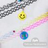 EXPRESSIONS 3pc Assorted Tattoo Stretch Jewelry Collection - Tattoo Choker Necklace, Bracelet & Ring Set - Stretchy Tattoo Effect Jewelry Accessories For Kids And Adults view 3