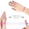 EXPRESSIONS 3pc Assorted Tattoo Stretch Jewelry Collection - Tattoo Choker Necklace, Bracelet & Ring Set - Stretchy Tattoo Effect Jewelry Accessories For Kids And Adults view 3
