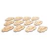 Baby Monthly Milestone Cards, Pack of 3 Sets of 12 Cloud Shape Baby Photo Props for Monthly Pregnancy/Baby Milestones, by Woodpeckers view 4