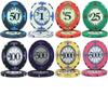 500 Bulk Premium Scroll Design 10gm Ceramic Clay Composite Poker Chips - Choose Chips! view 1