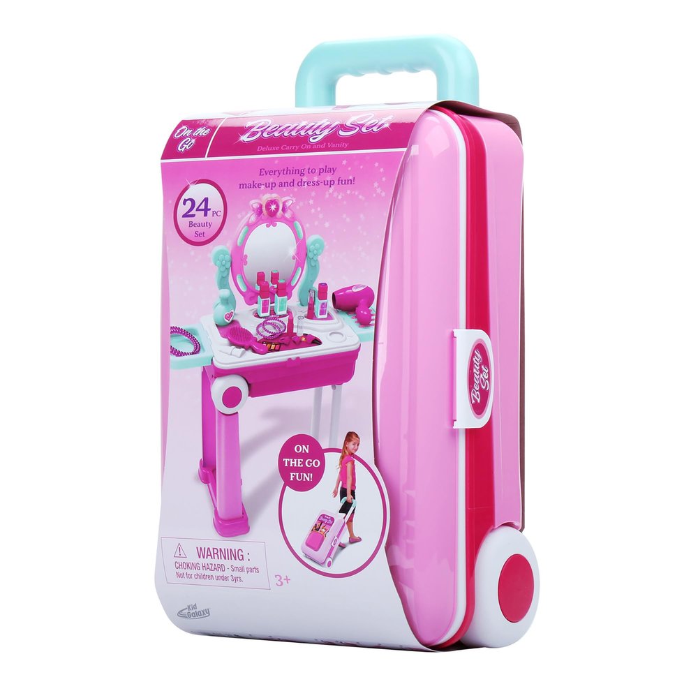 Kid Galaxy On The Go Carry On - Pretend Play Vanity