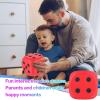 Anboor 5.9'' Large Dice Squishies Foam Dice Jumbo Squeeze Toys, Giant Dice Game Collection Decorative Props(Red) view 3