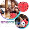 Anboor 5.9'' Large Dice Squishies Foam Dice Jumbo Squeeze Toys, Giant Dice Game Collection Decorative Props(Red) view 4