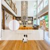 100" Wide Retractable Baby Gate Extra Wide Dog Gates with Reinforced Strip - Prevent Crawling Under Retractable Pet Gate Outdoor/Indoor Dog Gate, Mesh Gate Wide Baby Gates for Large Openings, White view 1
