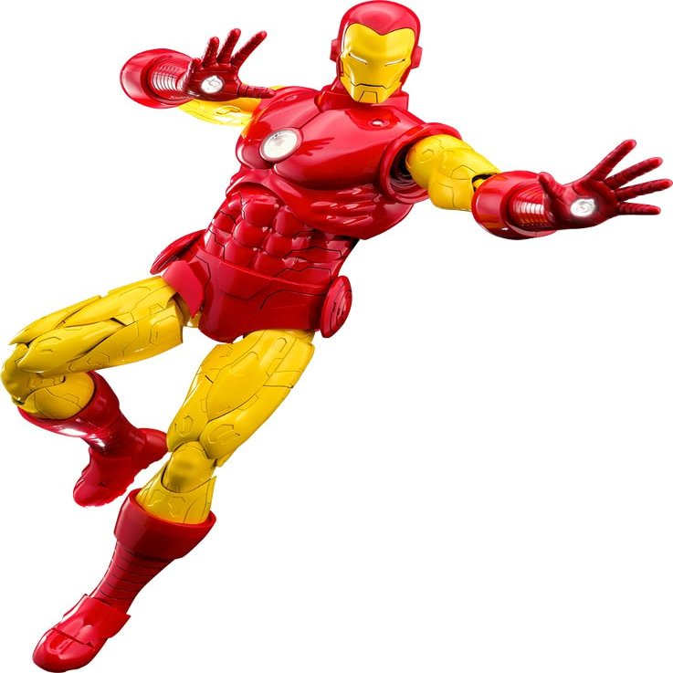 Hot Toys Iron Man Classic Comic Masterpiece CMS014D57 Diecast 1/6 Scale Exclusive, Red