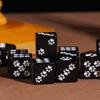 HDdais 10 Piece 16mm D6 Dice Set, Cat's Paw Six Sides Standard Dice 6 Sided Dice for DND PRG Wow Tabletop Games or Teaching Math view 2