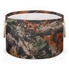 FengQuGou Forest Tree Camo Camouflage Large Storage Basket Round Laundry Basket with Handle Organization Collapsible Storage Bins Box Hamper for Kids Toy Clothes Nursery Bedroom Living Room Decor view 1