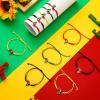Sasylvia 20/48/100 Pcs Happy Juneteenth Bracelets Bulk Adjustable Cord Stretch 1865 Black African Afro American Independence Day Party Favors Freedom Day Stretch Gifts for Adults Jewelry(20 Pcs) view 3