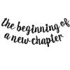 BEISHIDA The Beginning of A New Chapter Banner, Farewell party decorations,Graduation Sign 2026 Banner,Happy retirement Supplies,Going away party Sign Garland,Graduation banner Glitter Black view 1