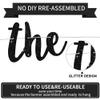 BEISHIDA The Beginning of A New Chapter Banner, Farewell party decorations,Graduation Sign 2026 Banner,Happy retirement Supplies,Going away party Sign Garland,Graduation banner Glitter Black view 2