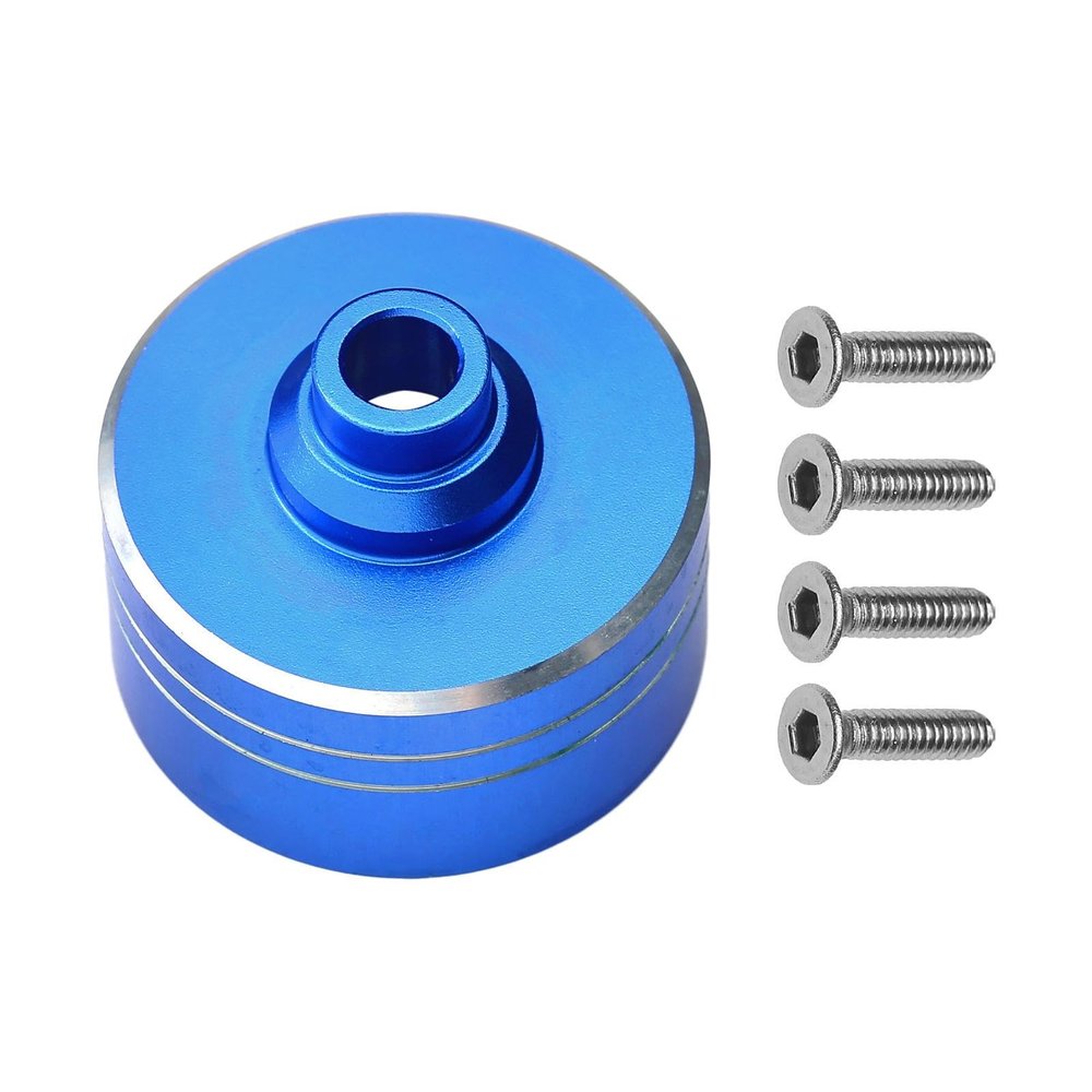 kowaku 1:10 Scale RC Car Gear Case Housing Upgrade Parts Diff Gear Housing Cover for XV-02 TT02D TT02 Model Vehicles DIY Modified, Blue