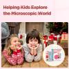 60x-120x Mini Pocket Microscope for Kids Adults, Portable Handheld Microscope, Miniscope Portable for Kids Little Scientist Students School Minilabsters Education view 4