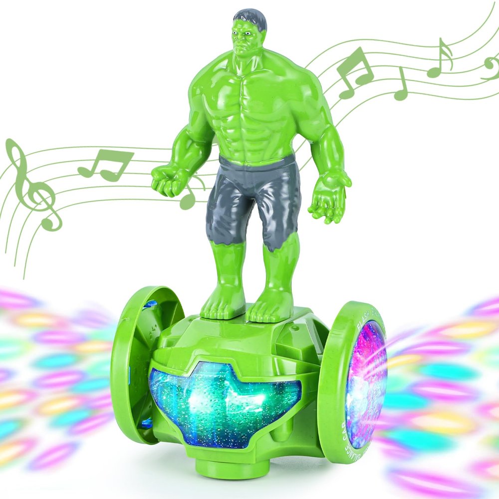 BMESSE Toys for Boys Girls 1-3 Years Old,Kids Toys Car with Music and Lights,Interactive Electric Robot Toy Bump and Go Cars for Toddlers 3-5,Birthday Christmas Party Gifts for 1 2 3 4 Year Old Kids