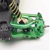 Aluminum 7075 Front C Hubs for Arrma 1/10 Gorgon 4X2 Mega 550 Brushed Monster Truck-ARA3230 Upgrades - Green view 2