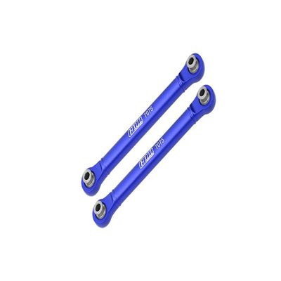 Aluminum 7075 Rear Link Rod for Arrma 1/10 Gorgon 4X2 Mega 550 Brushed Monster Truck-ARA3230 Upgrades - Blue