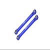 Aluminum 7075 Rear Link Rod for Arrma 1/10 Gorgon 4X2 Mega 550 Brushed Monster Truck-ARA3230 Upgrades - Blue view 1