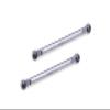 Aluminum 7075 Front Steering Link Rod for Arrma 1/10 Gorgon 4X2 Mega 550 Brushed Monster Truck-ARA3230 Upgrades - Silver view 1