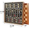 GAENZA Portable Travel Chess, High-end 32 Resin 3D Character Chess Pieces, Solid Wood Veneer Chess Board, Chess Game Set view 2