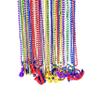 YSPPF 36 Pcs Mardi Gras Bead Necklace Bulk Multi Colors Mardi Gras Beads Parade Throws Party Decor Favor Supplies view 2