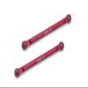 Aluminum 7075 Front Steering Link Rod for Arrma 1/10 Gorgon 4X2 Mega 550 Brushed Monster Truck-ARA3230 Upgrades - Red view 1