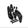 Aluminum 7075 Front C Hubs for Arrma 1/10 Gorgon 4X2 Mega 550 Brushed Monster Truck-ARA3230 Upgrades - Black view 1