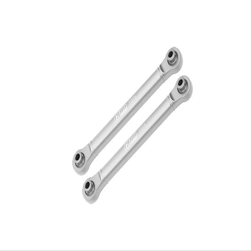 Aluminum 7075 Rear Link Rod for Arrma 1/10 Gorgon 4X2 Mega 550 Brushed Monster Truck-ARA3230 Upgrades - Silver