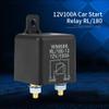 Fuel Pump Wi Relay, Car Starter Relay, 12V 100A Normally Open Heavy Duty Car Starter Relay for Various Vehicles view 3