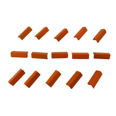1:12th Scale Miniature Model Dollhouse Diorama Angled Ridge Roof Tiles Trim in Terracotta