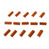 1:12th Scale Miniature Model Dollhouse Diorama Angled Ridge Roof Tiles Trim in Terracotta view 1