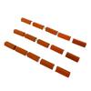 1:12th Scale Miniature Model Dollhouse Diorama Angled Ridge Roof Tiles Trim in Terracotta view 2