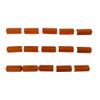 1:12th Scale Miniature Model Dollhouse Diorama Angled Ridge Roof Tiles Trim in Terracotta view 3
