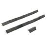 1:12th Scale Miniature Model Dollhouse Diorama Angled Ridge Roof Tiles Trim in Weathered Grey view 3