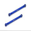 Aluminum 7075 Front Steering Link Rod for Arrma 1/10 Gorgon 4X2 Mega 550 Brushed Monster Truck-ARA3230 Upgrades - Blue view 1