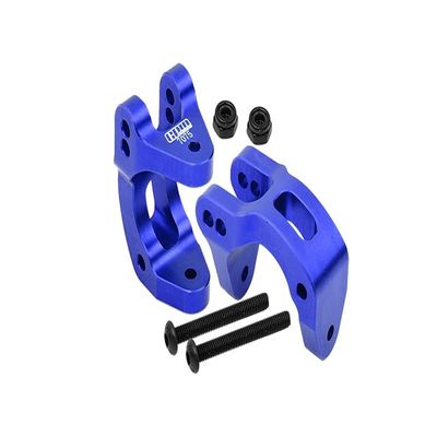 Aluminum 7075 Front C Hubs for Arrma 1/10 Gorgon 4X2 Mega 550 Brushed Monster Truck-ARA3230 Upgrades - Blue