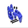 Aluminum 7075 Front C Hubs for Arrma 1/10 Gorgon 4X2 Mega 550 Brushed Monster Truck-ARA3230 Upgrades - Blue view 1