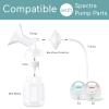 Paruu Pump Parts Compatible with Spectra S1/S2/9 Plus, Not Original Accessories, Full Set Replacements Include 24mm Flanges, Valves, Backflow Protectors (Duckbills Included), Tubings and Bottles view 3