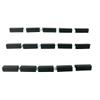1:24th Scale Miniature Model Dollhouse Diorama Angled Ridge Roof Tiles Trim in Slate Grey view 2