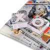 Bey-Berk Miami Acrylic Tic Tac Toe Set, 8" x 8" Clear Board with Currency Artwork and Colorful Capsule Accents, Modern Statement Game Dcor view 4