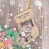 Personalized Baby's First Christmas Ornament 2024, Personalized Baby 1st, Custom New Baby Gift, 4D Shake Babies Ornament view 3