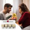 LINASHI Romantic Couples Gifts for Her Him-5 Engraved Wooden Date Night Dice-Great Idea for Dinner,Takeout Game,Movie,Wedding, Anniversary,Adult Fun Games for Couples. Wooden Color view 3