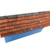 1:24th Scale Miniature Model Dollhouse Diorama Angled Ridge Roof Tiles Trim in Weathered Grey view 3
