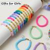 Asivsa 36 Pcs Preppy Friendship Bracelets for Teen Girls Heishi Cute Clay Beads Bracelets Bulk Colorful Heart Star Crown Friendship Surfer Bracelets Things Jewelry Gifts for Girls view 2