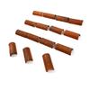 1:24th Scale Miniature Model Dollhouse Diorama 1/2 Round Ridge Roof Tiles Trim in Weathered Terracotta view 2