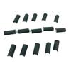 1:24th Scale Miniature Model Dollhouse Diorama 1/2 Round Ridge Roof Tiles Trim in Slate Grey view 1