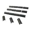 1:24th Scale Miniature Model Dollhouse Diorama 1/2 Round Ridge Roof Tiles Trim in Weathered Grey view 2